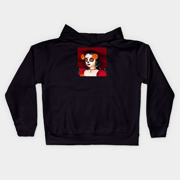 La Muerte from Book of Life Kids Hoodie by Designs by Twilight